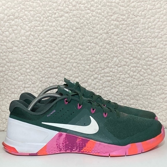 Nike Mens Green Metcon 2 Strength in Bloom Edition Crossfit Sneaker Shoes SZ 11 - Picture 1 of 11